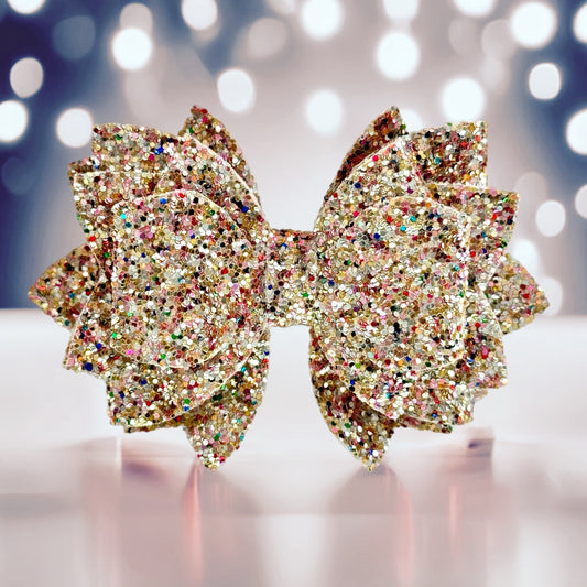 Gilded Sugar Glitter Tumbler Bow for Stanley