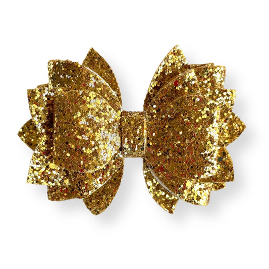 GOLDEN Glitter Tumbler Bow for Stanley