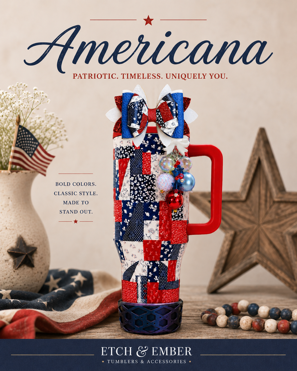 Americana VersaBow™ Universal Tumbler Bow
