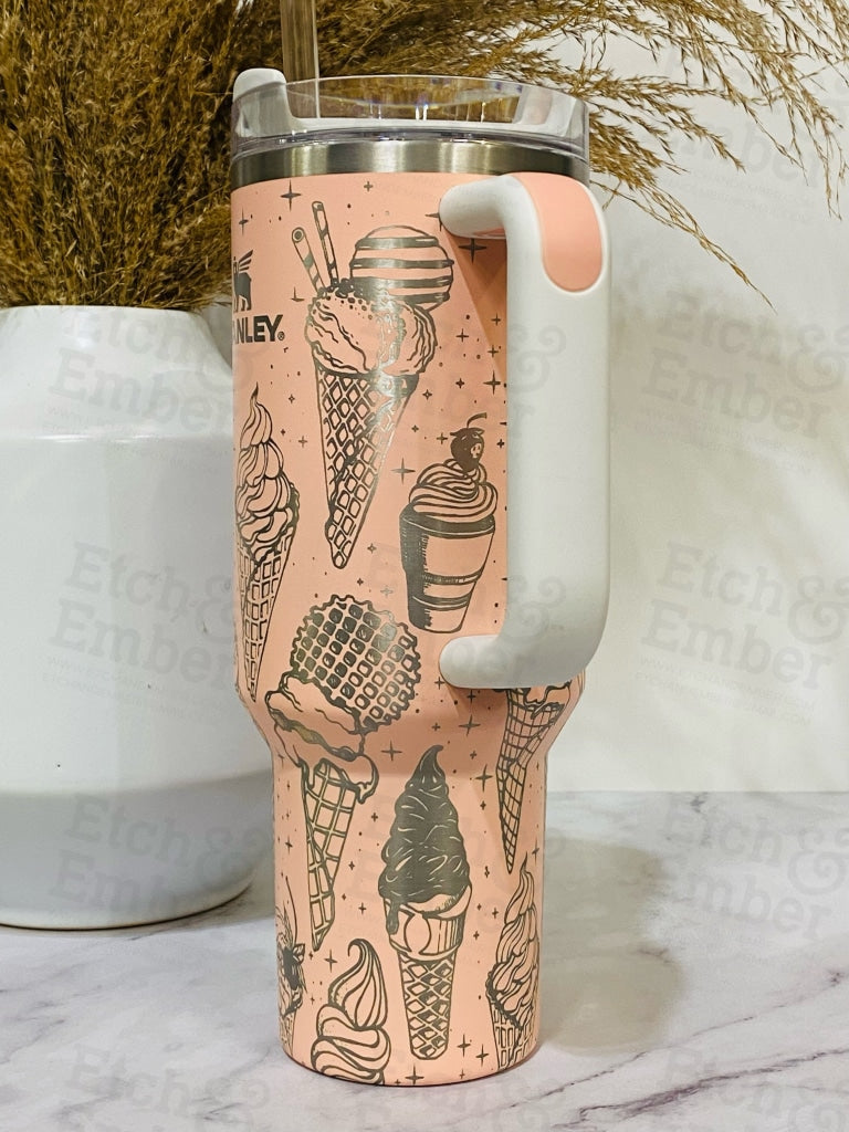 Dots Custom Stanley Adventure Quencher 40 oz tumbler – Etch and Ember