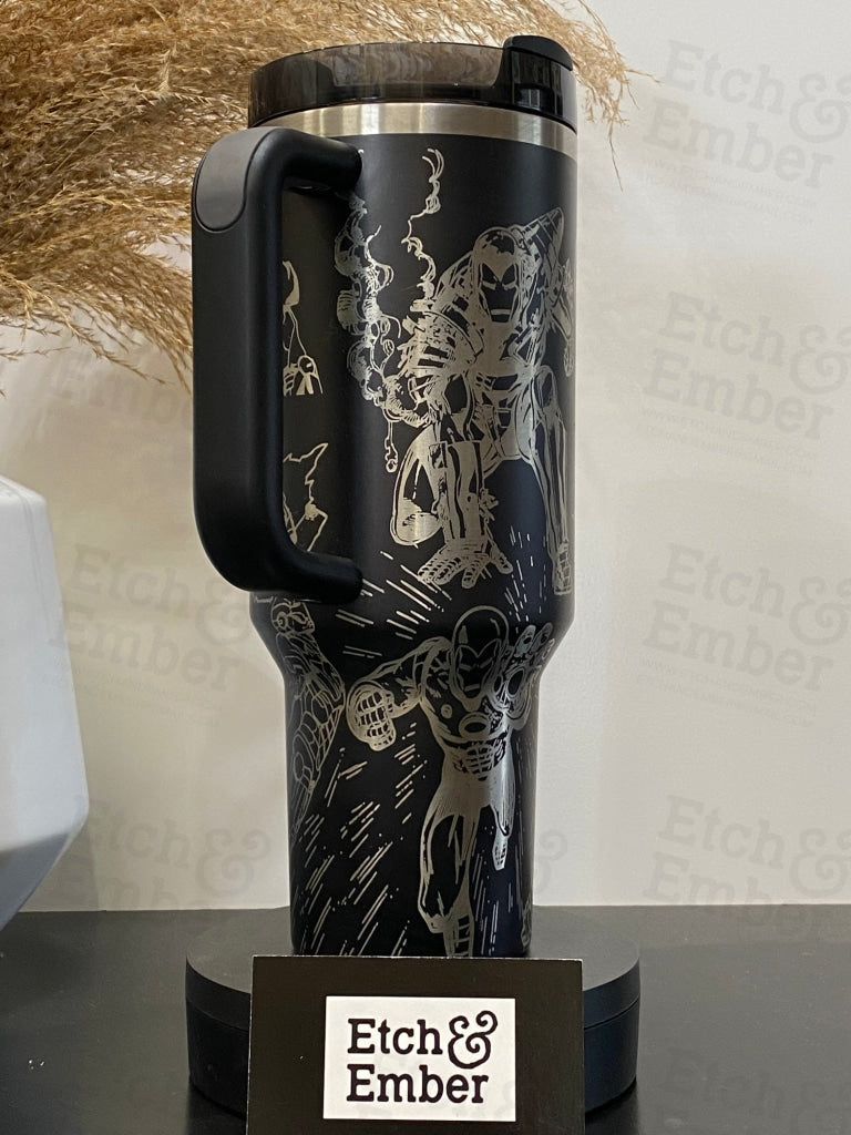 Iron Man Custom Stanley Adventure Quencher 40 oz tumbler