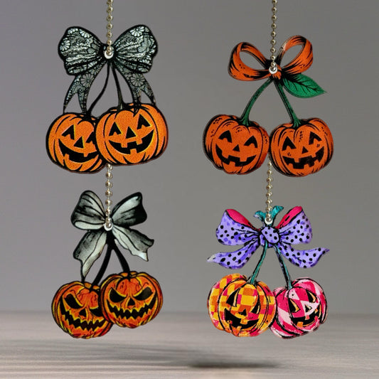 Jack O Lantern Tumbler Handle Charm for HydroJug by Etch & Ember (91)