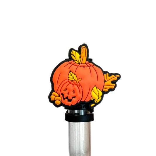 Jack O Lantern Straw Topper for Stanley