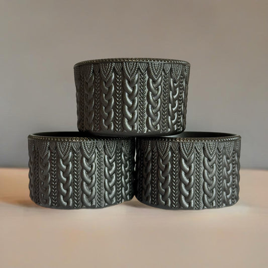 Onyx Shimmer Metallic Macrame  Boot