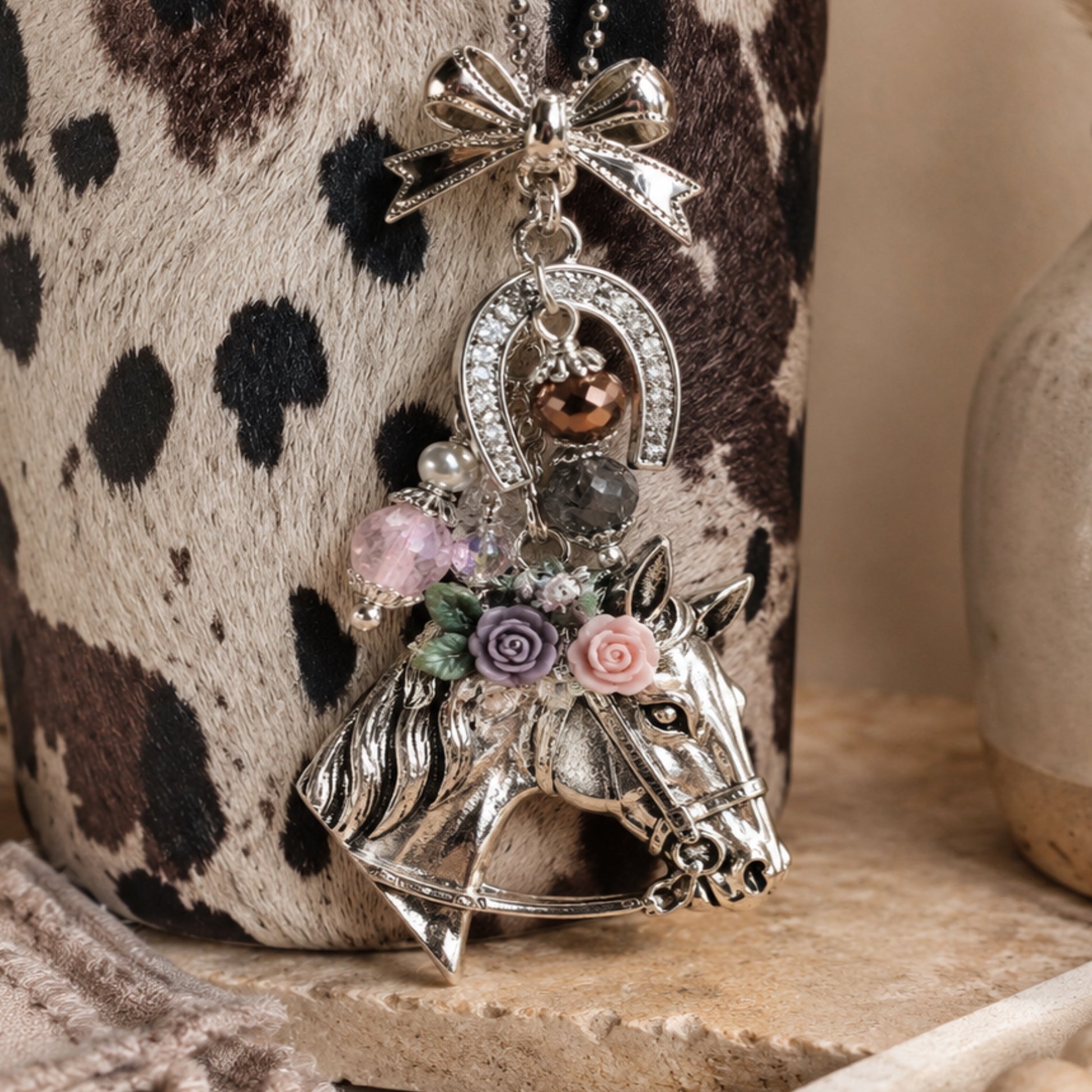Kacey Musgraves Stanley Appaloosa Bloom Horse Charm - Tumbler Handle Charm