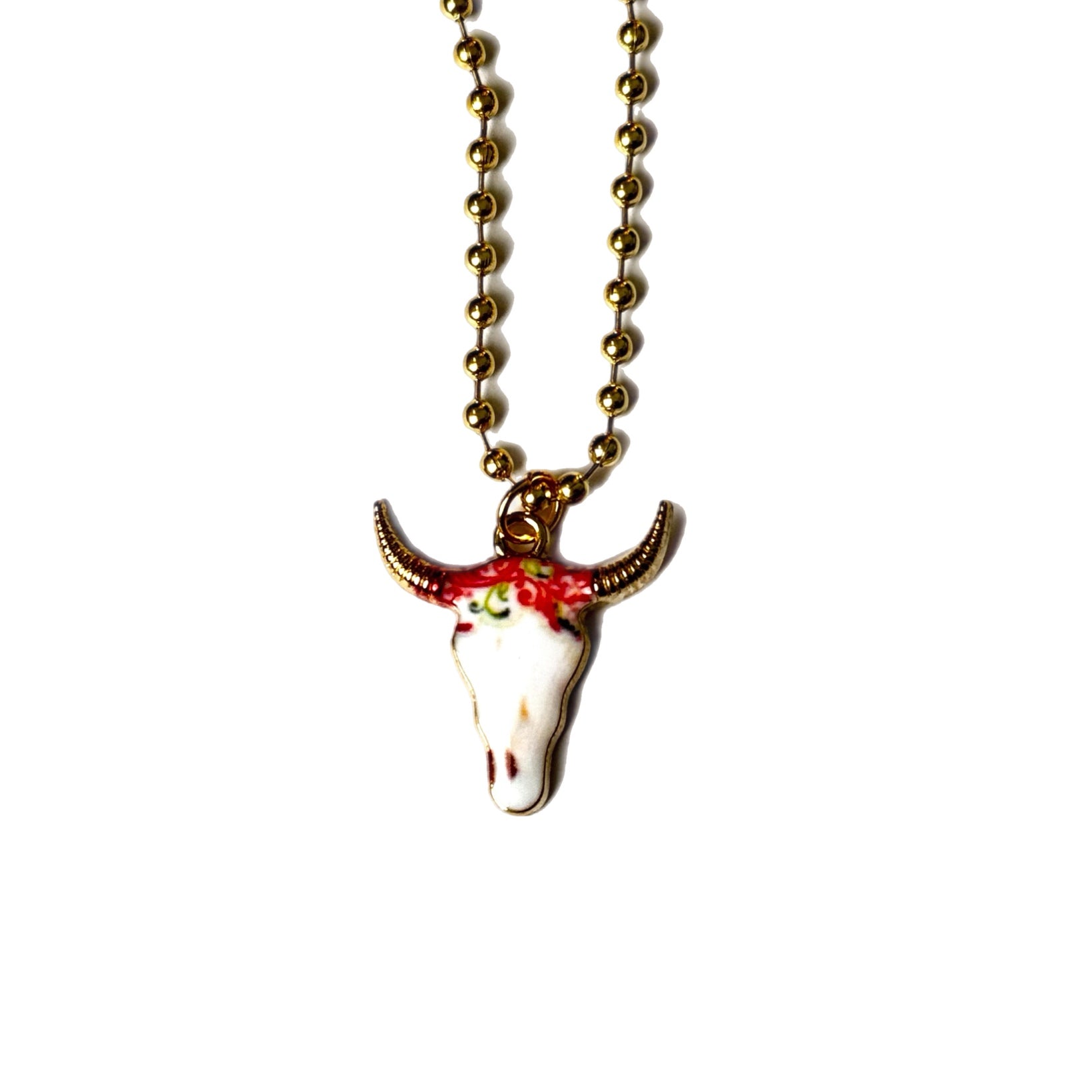 Kacey Musgraves Stanley Cow Skull Charm - Tumbler Handle Charm