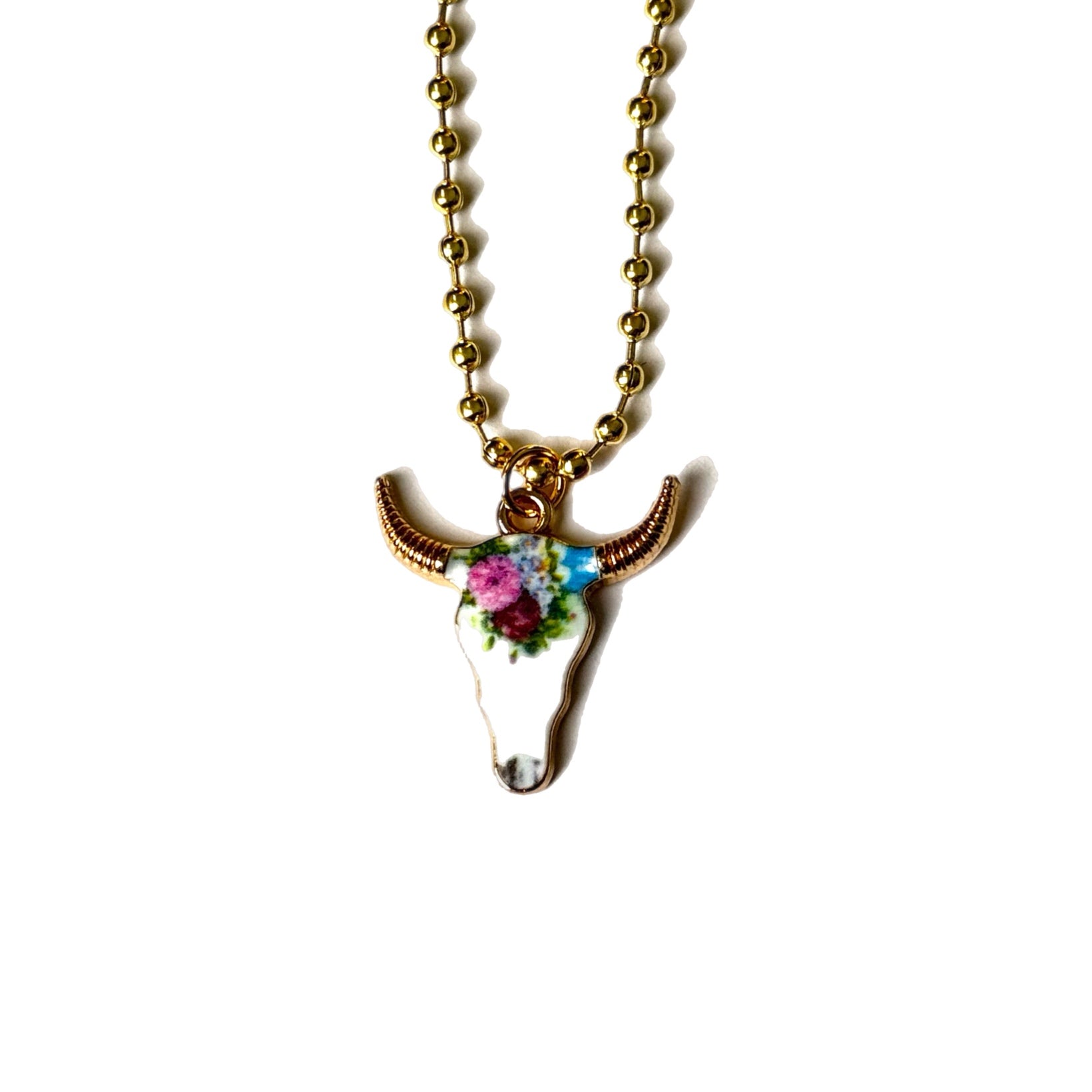 Kacey Musgraves Stanley Cow Skull Charm - Tumbler Handle Charm