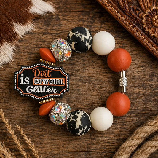 Kacey Musgraves Stanley Cowgirl Glitter Bracelet - Tumbler Handle Charm
