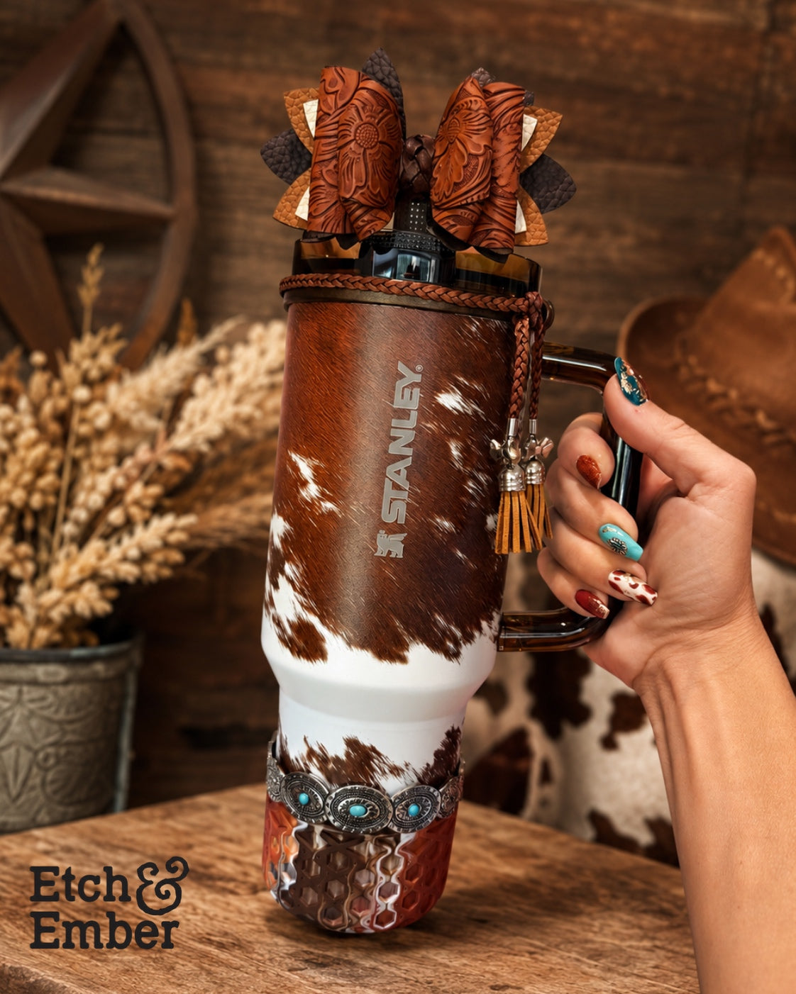 Kacey Musgraves Stanley Lariat Luxe - Leather Tumbler Collar *Limited Edition*