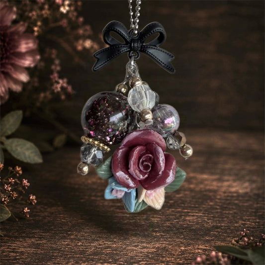 Kacey Musgraves Stanley Midnight Floral Coquette Charm - Tumbler Handle Charm