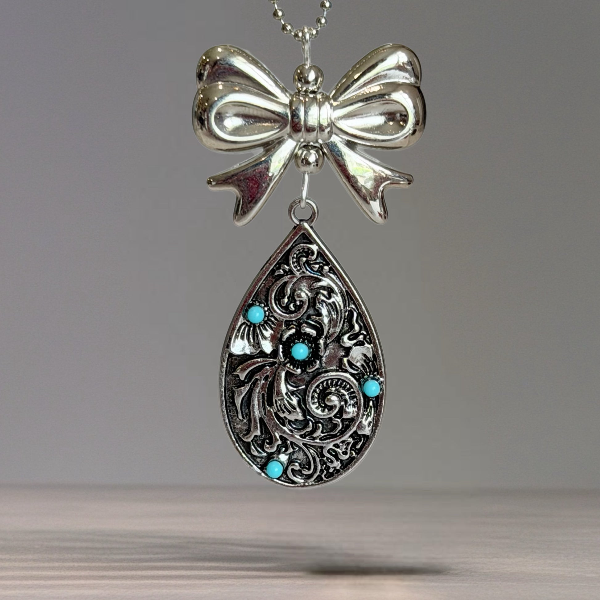 Kacey Musgraves Stanley Silver Floral Charm - Tumbler Handle Charm