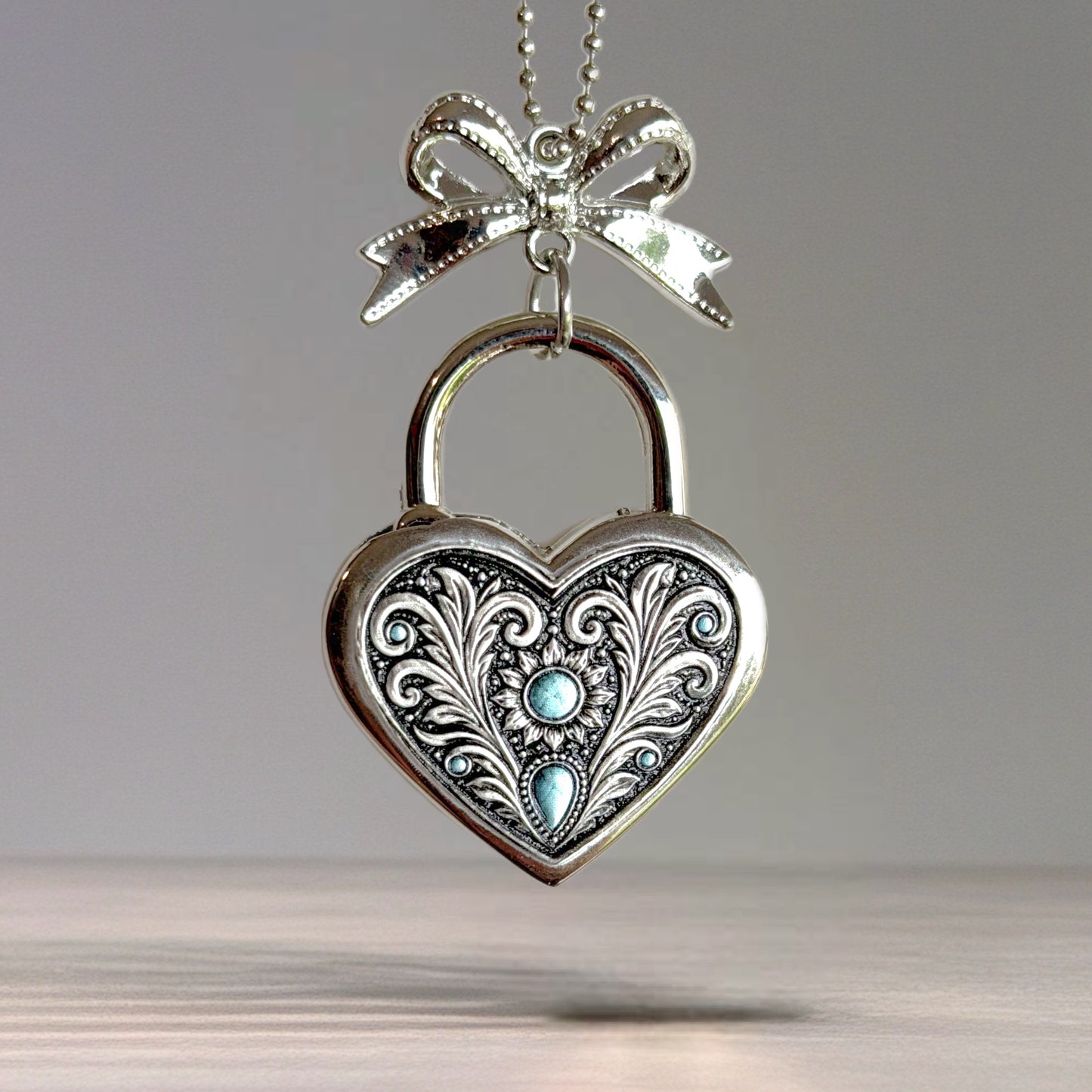 Kacey Musgraves Stanley Silver Sonata Heart Charm - Tumbler Handle Charm