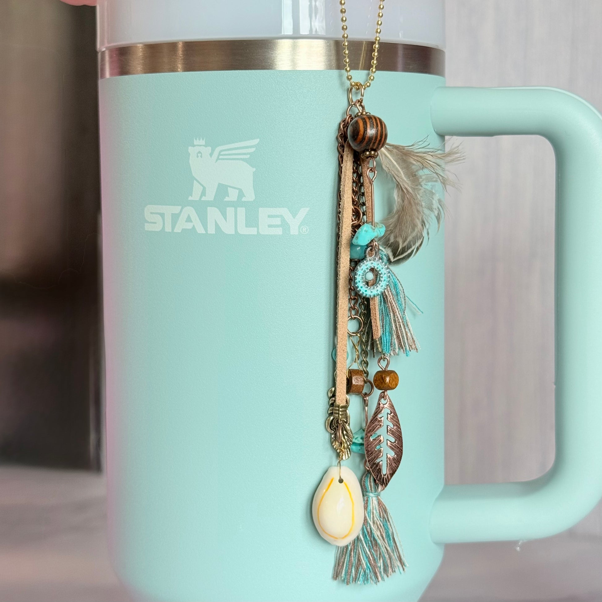 Kacey Musgraves Stanley Tribal Feather Charm - Tumbler Handle Charm