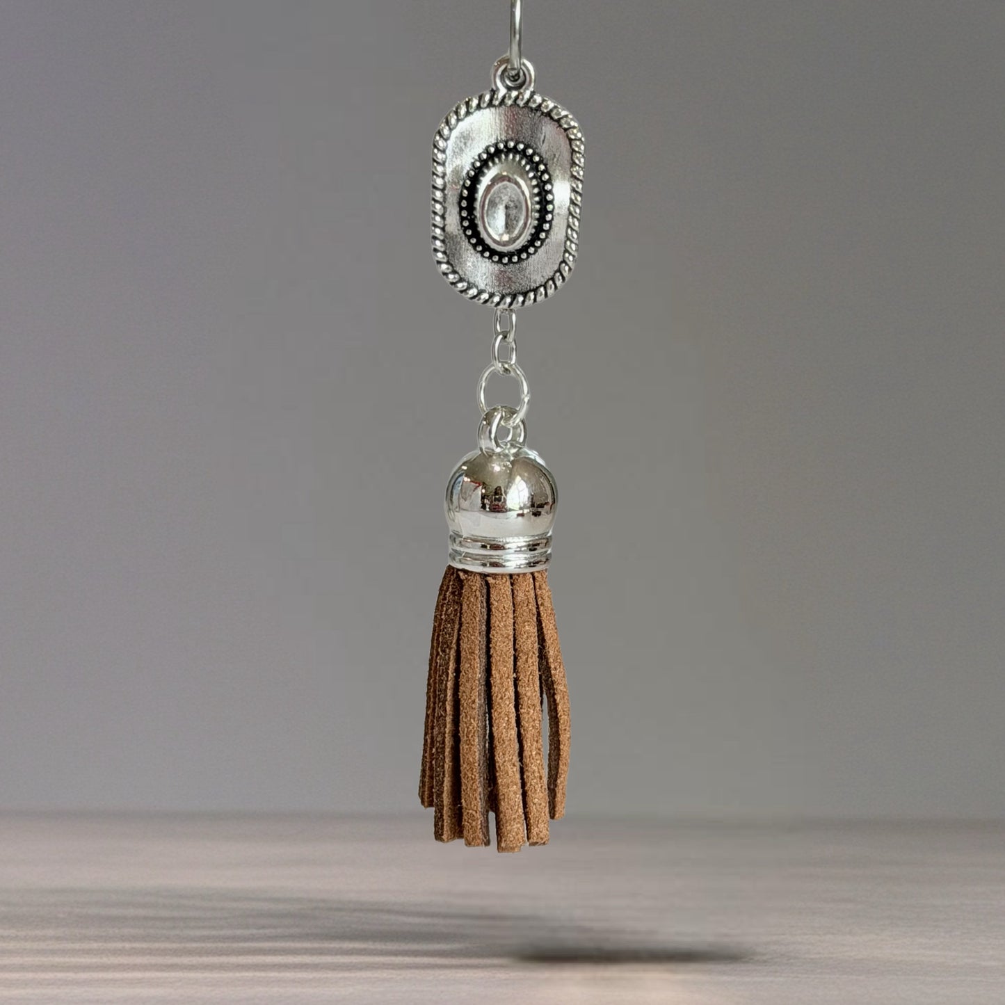 Wild West Silver Tassel Charm - Tumbler Handle Charm