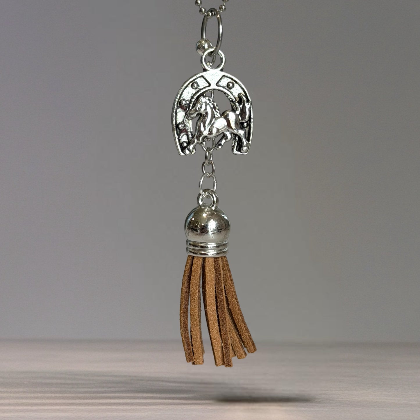 Wild West Silver Tassel Charm - Tumbler Handle Charm
