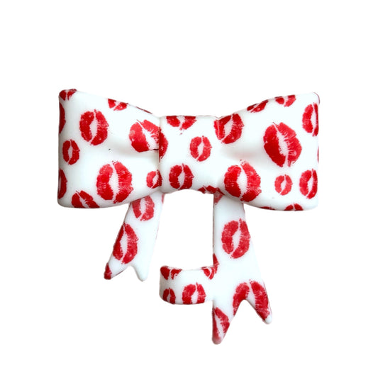 Kissy Lips 3D Bow Straw Topper for HydroJug