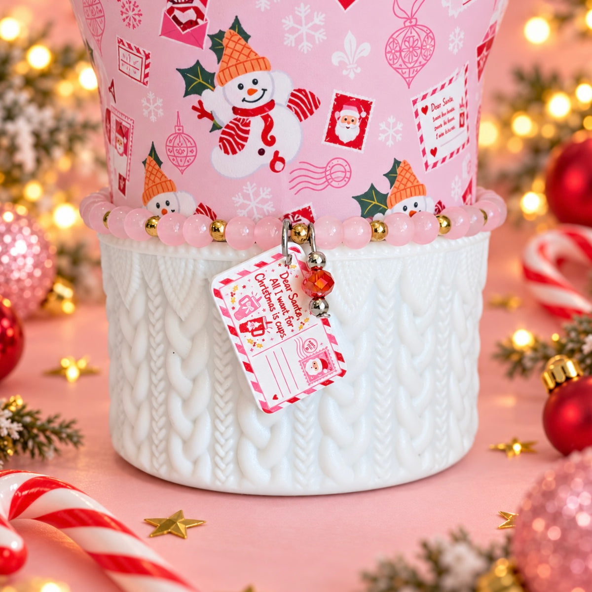 Letter to Santa Tumbler Bracelet for HydroJug
