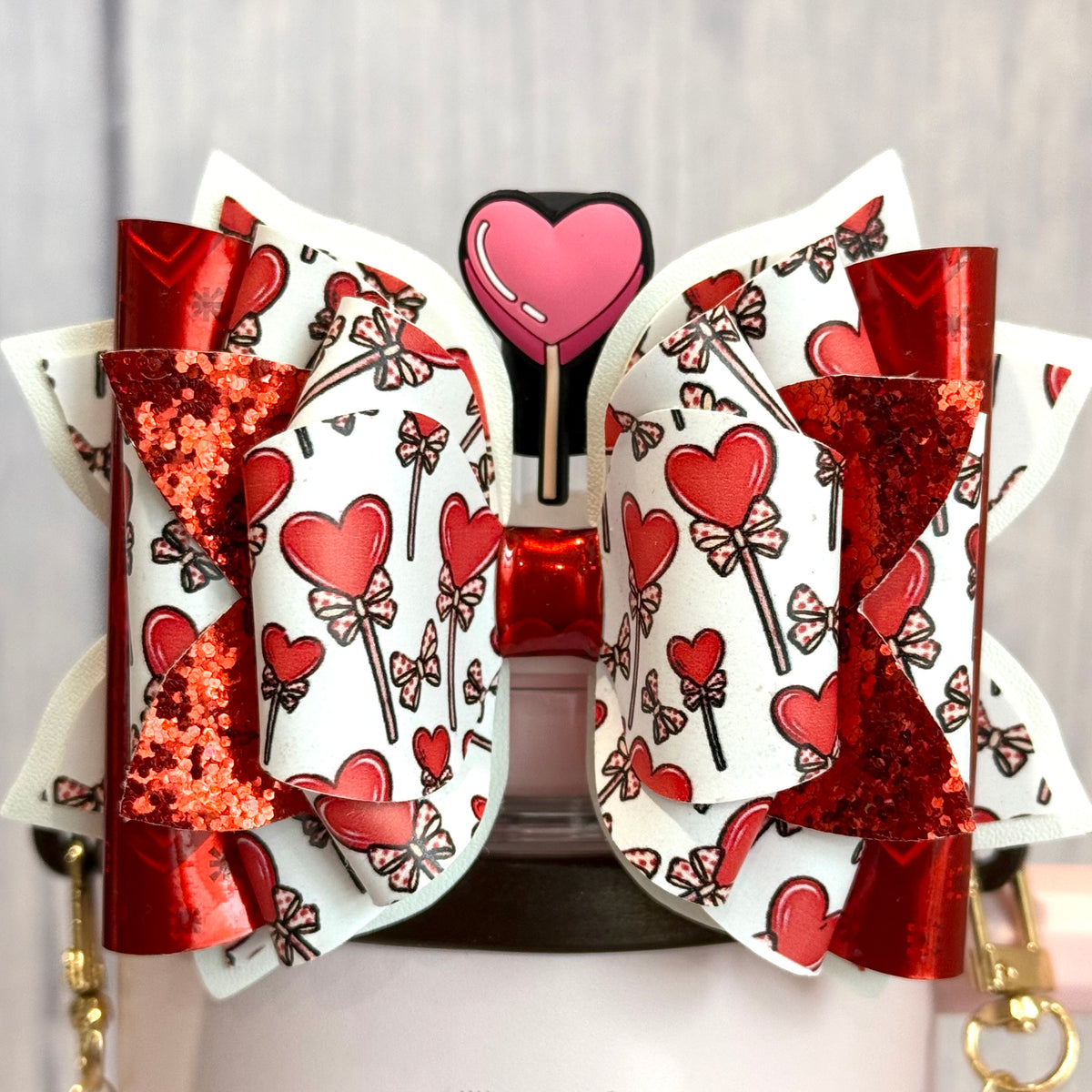 Lollipop Deluxe Tumbler Bow, view 3, fits BrüMate