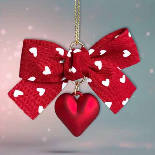 Lover's Bow Tumbler Handle Charm