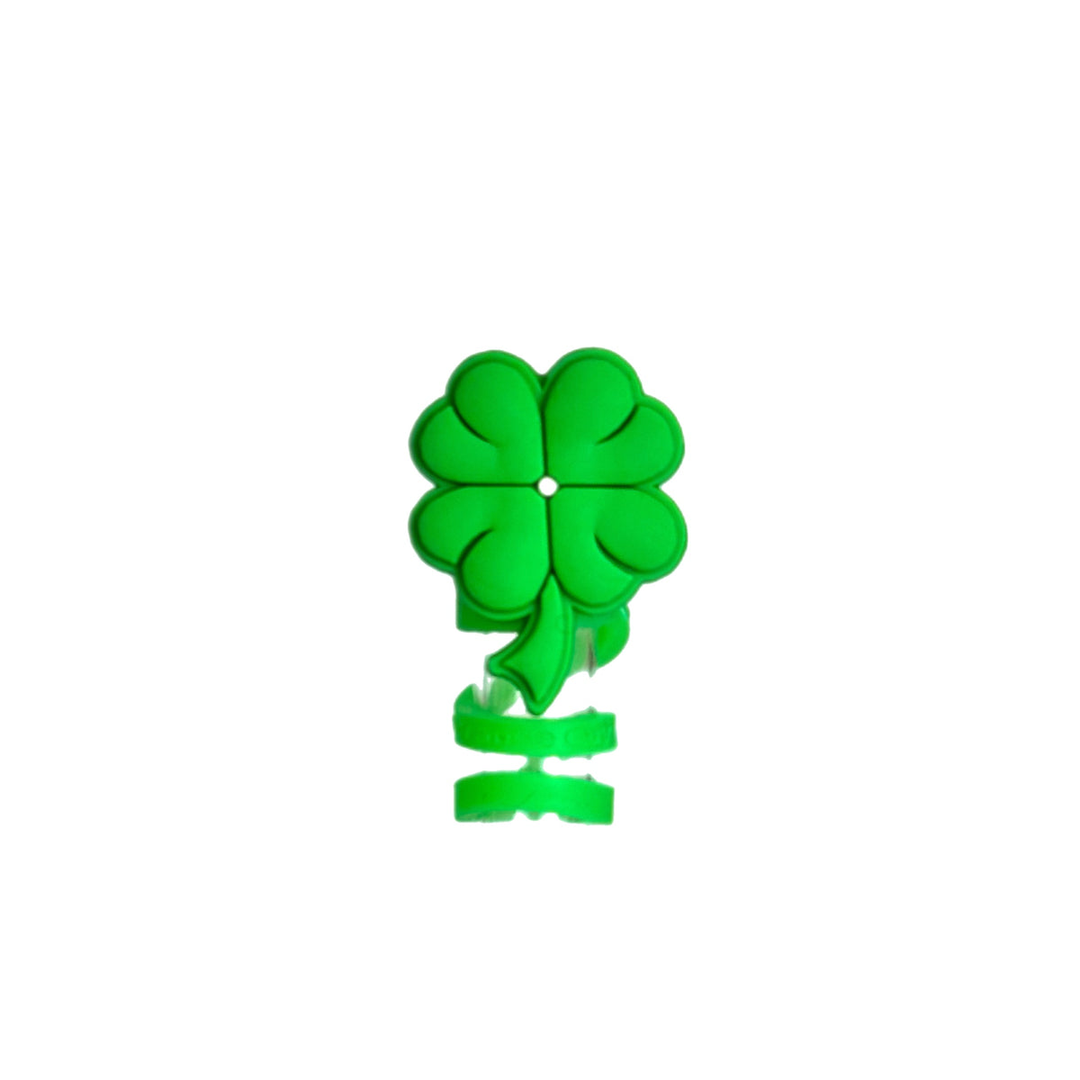 Lucky Clover Straw Topper, view 2, fits Owala FreeSip
