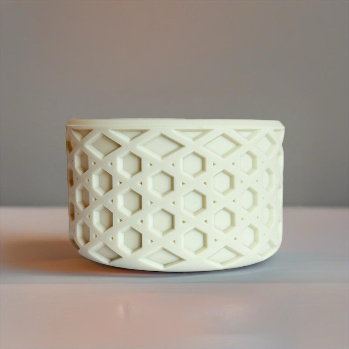 Macadamia Tan matte waffle silicone tumbler boot – view 3