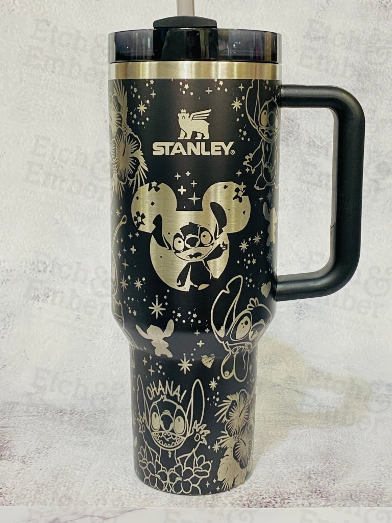 Stitch Stanley Cup 40Oz Christmas Disney Lilo And Stitch Stainless