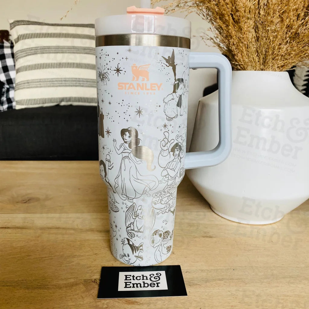 Cow Print Custom Stanley Adventure Quencher 40 oz tumbler – Etch and Ember