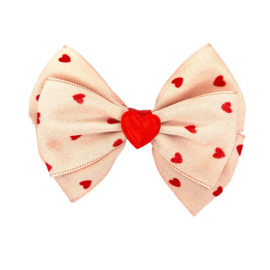 Mini Hearts Tumbler Bow for HydroJug