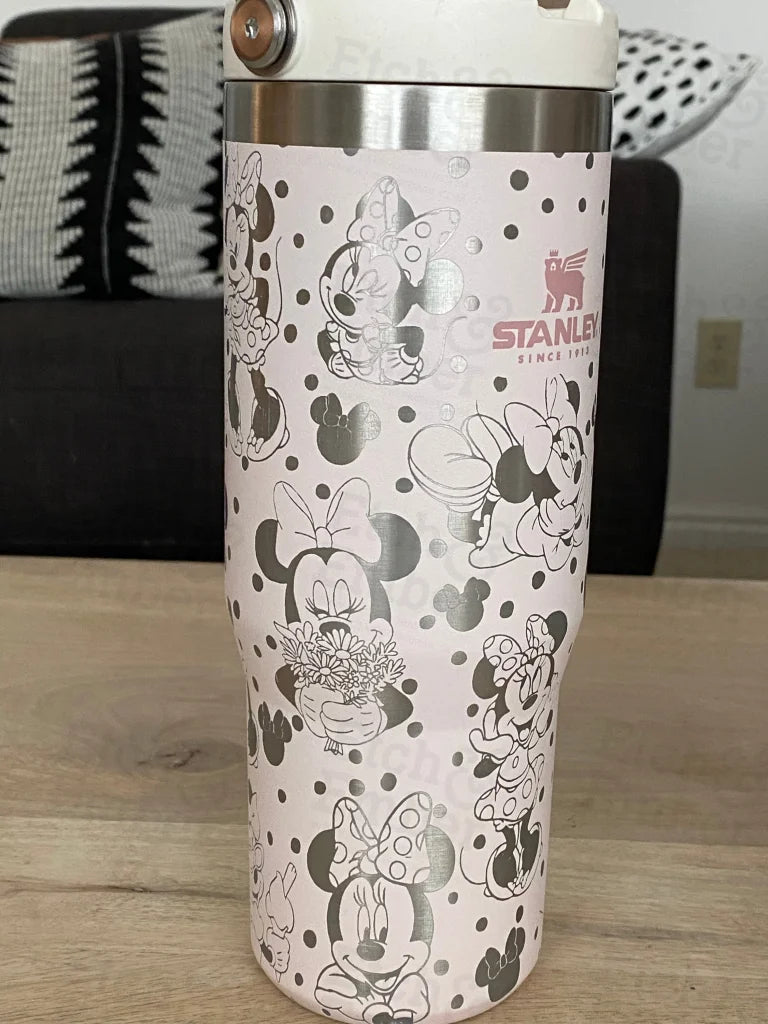 Minnie Themed Stanley Ice Flow 30Oz Engraved Tumbler