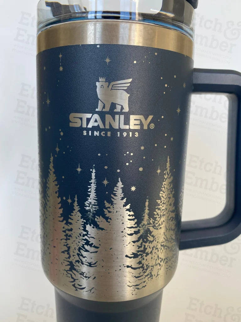 Night Sky Custom Stanley Adventure Quencher 40 Oz Tumbler Slate Cup Tumblers
