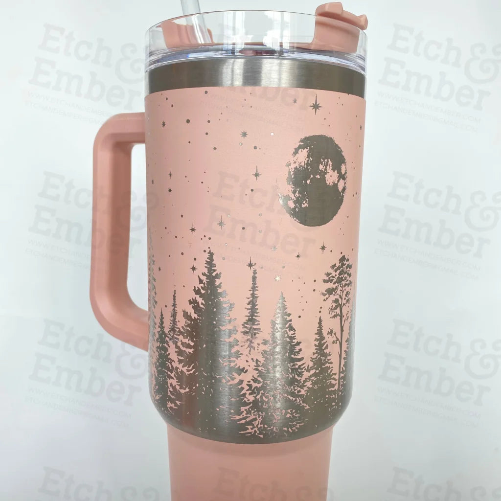Night Sky Custom Stanley Adventure Quencher 40 oz tumbler – Etch and Ember