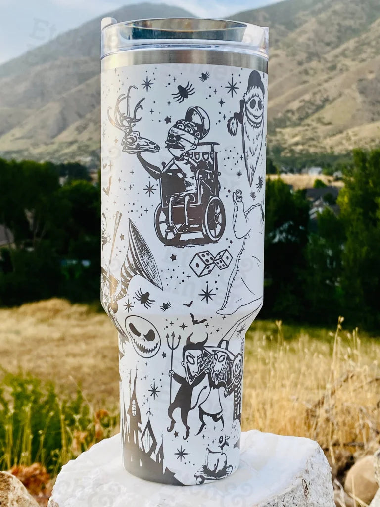 Nightmare Custom Stanley Adventure Quencher 40 oz tumbler
