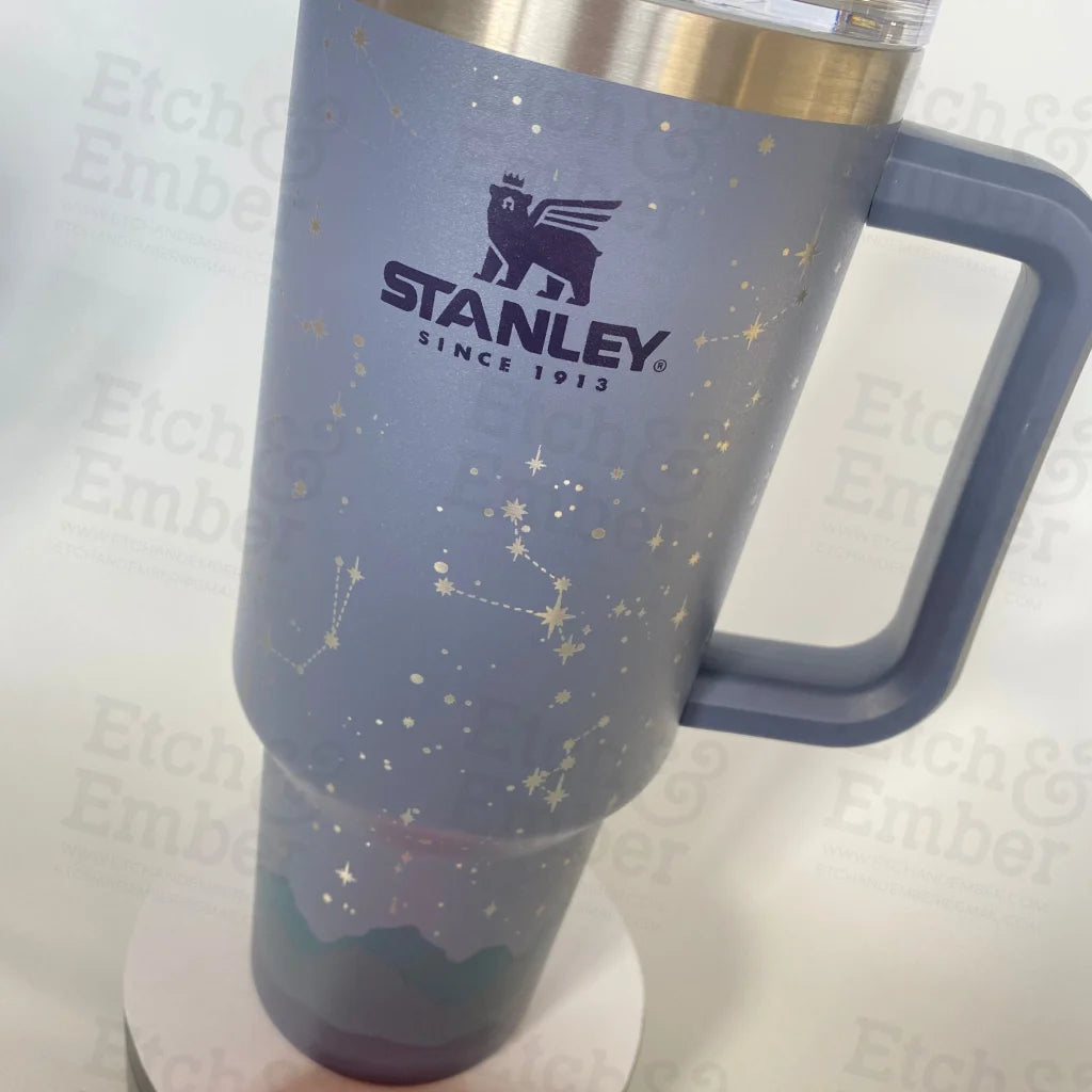 Stanley 40 oz Tumbler Granite Gray Adventure Quencher Travel Mug