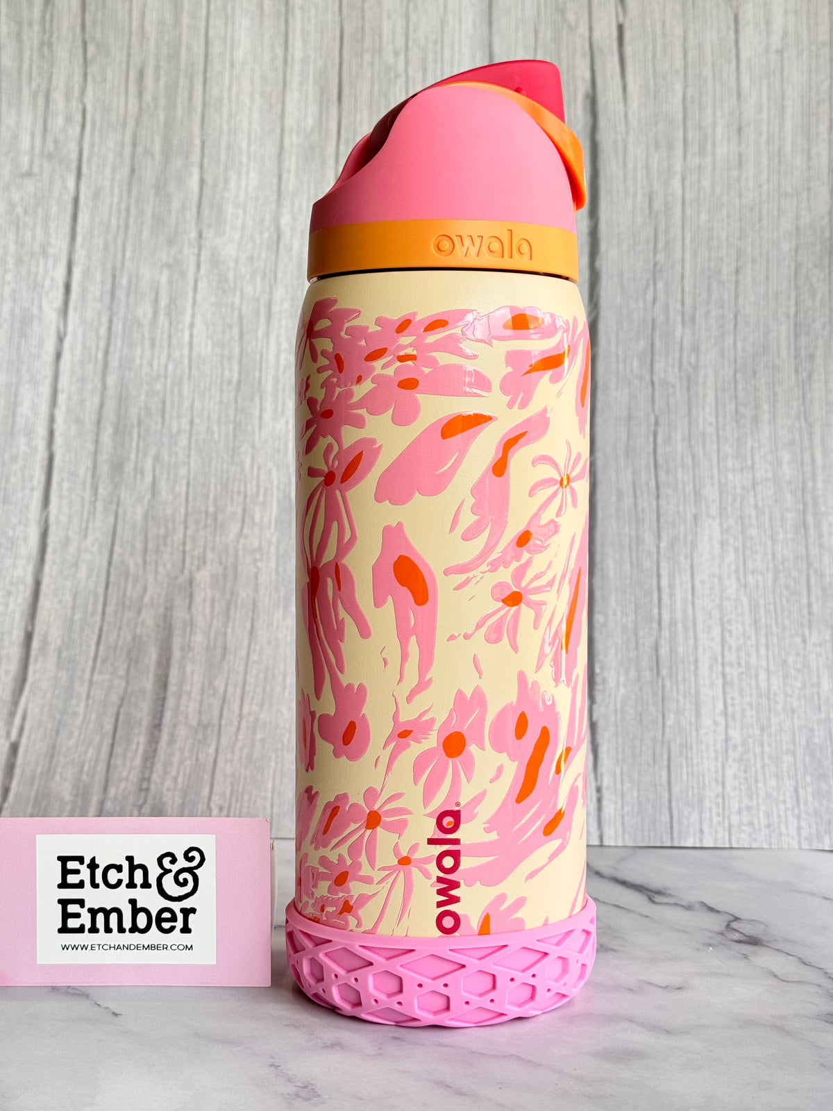 Owala Back Girl 3.25" waffle shorty silicone boot – view 3