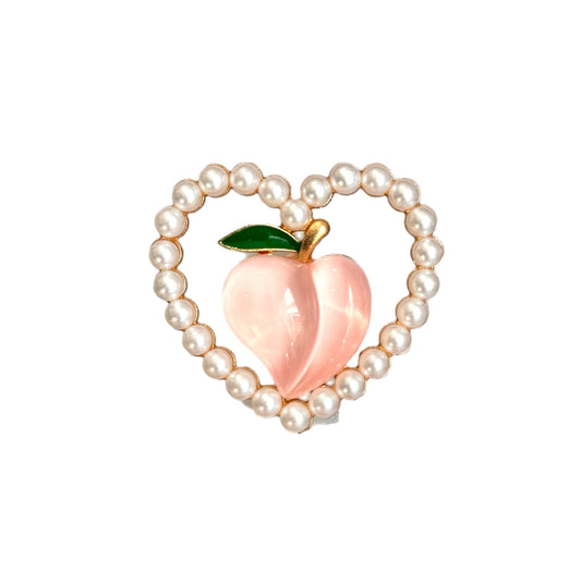 Peach & Pearls Deluxe Metal Straw Topper for HydroJug
