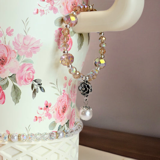 Pearl Bloom Halo Charm for Stanley