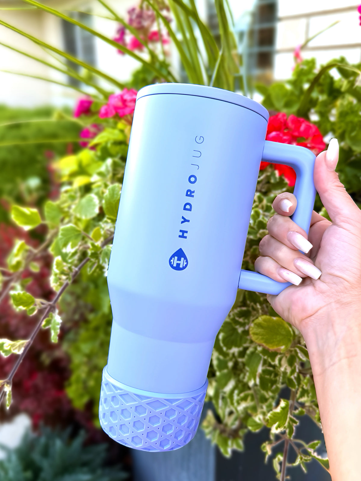 Peri shimmer waffle silicone tumbler boot – view 2