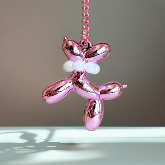 Pink Chroma Balloon Dog Tumbler Handle Charm for Stanley