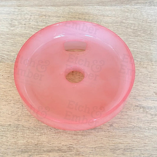 Pink Frosted Stanley Colored Lid