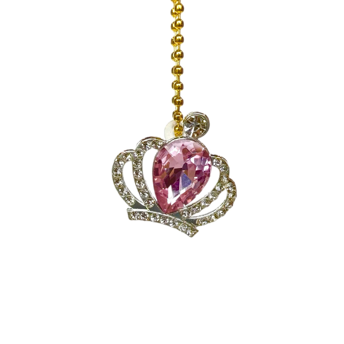 Pink Good Witch Crown Tumbler Handle Charm for Stanley
