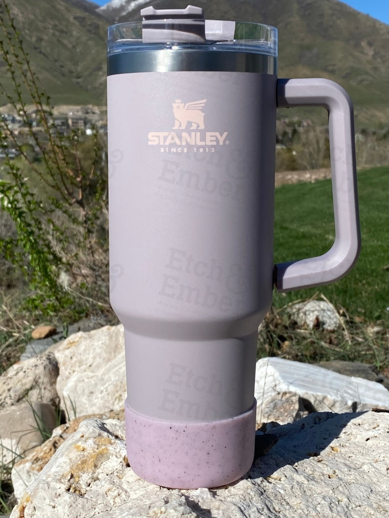 Pink Granite Floral Stanley Tumbler Boot -Fits 20-40Oz