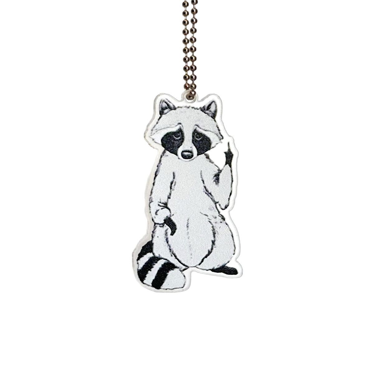 Pissy Raccoon Tumbler Handle Charm for Stanley