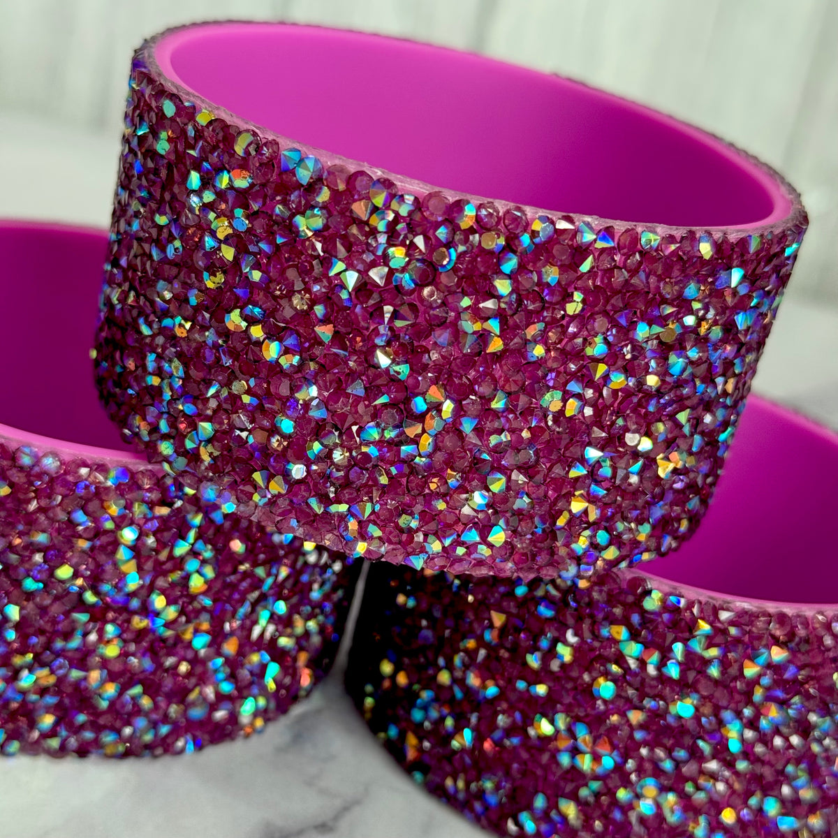 Primrose Druzy BLING Boot, view 2, fits Owala FreeSip