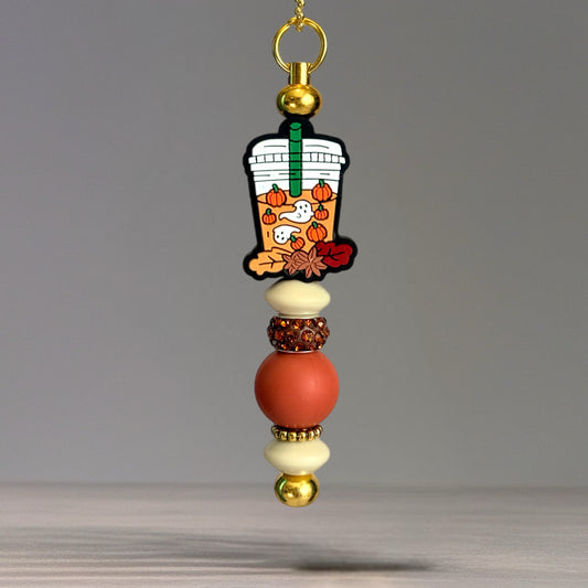 Pumpkin Spice Bar Tumbler Handle Charm for Stanley
