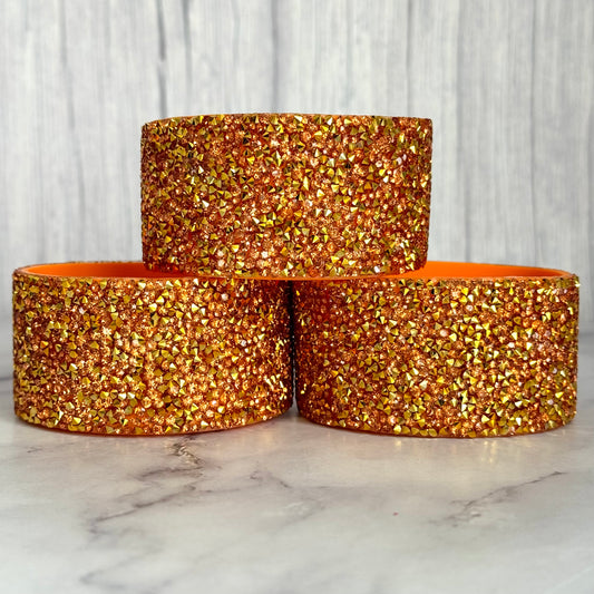 Pumpkin Spice Druzy BLING Boot for Stanley