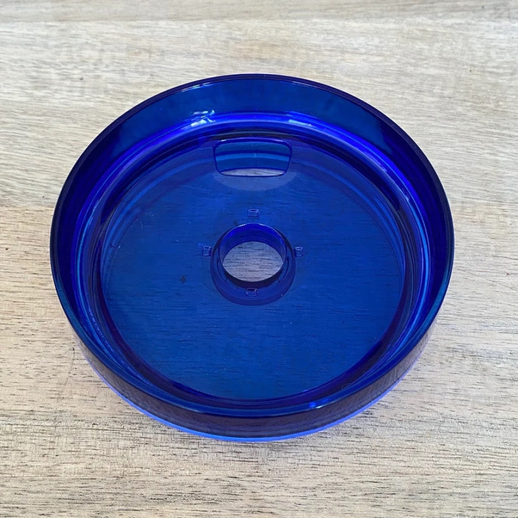 Royal Blue Clear Stanley Colored Lid
