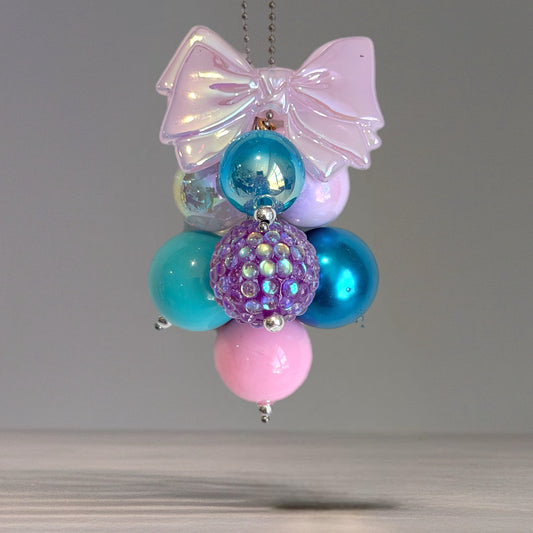 Sea Glass Plume Mini Bauble Tumbler Handle Charm for Stanley