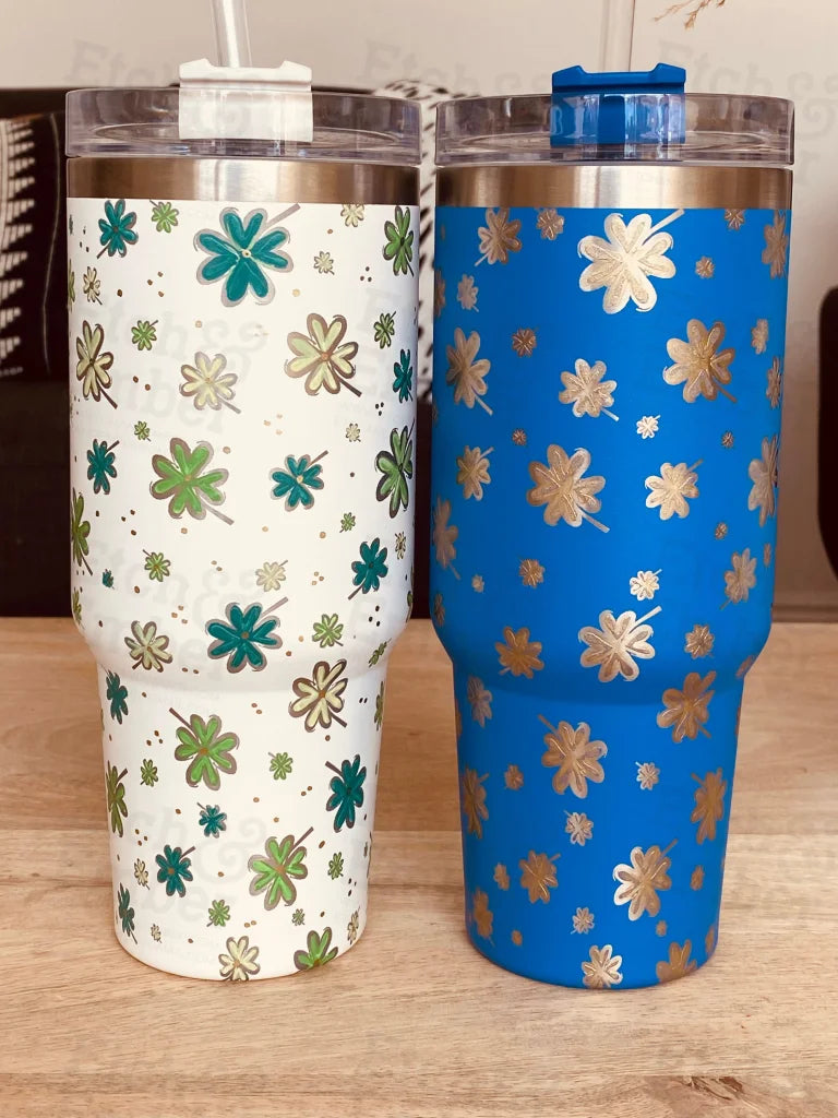 Shamrock Limited Edition Painted Stanley 30oz – Etch and Ember