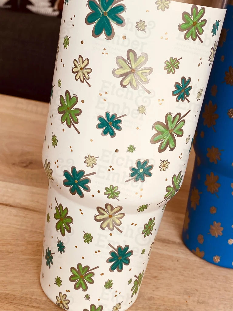 Shamrock Limited Edition Painted Stanley 30Oz True White
