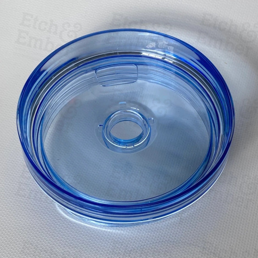 Sky Blue Clear Stanley Colored Lid